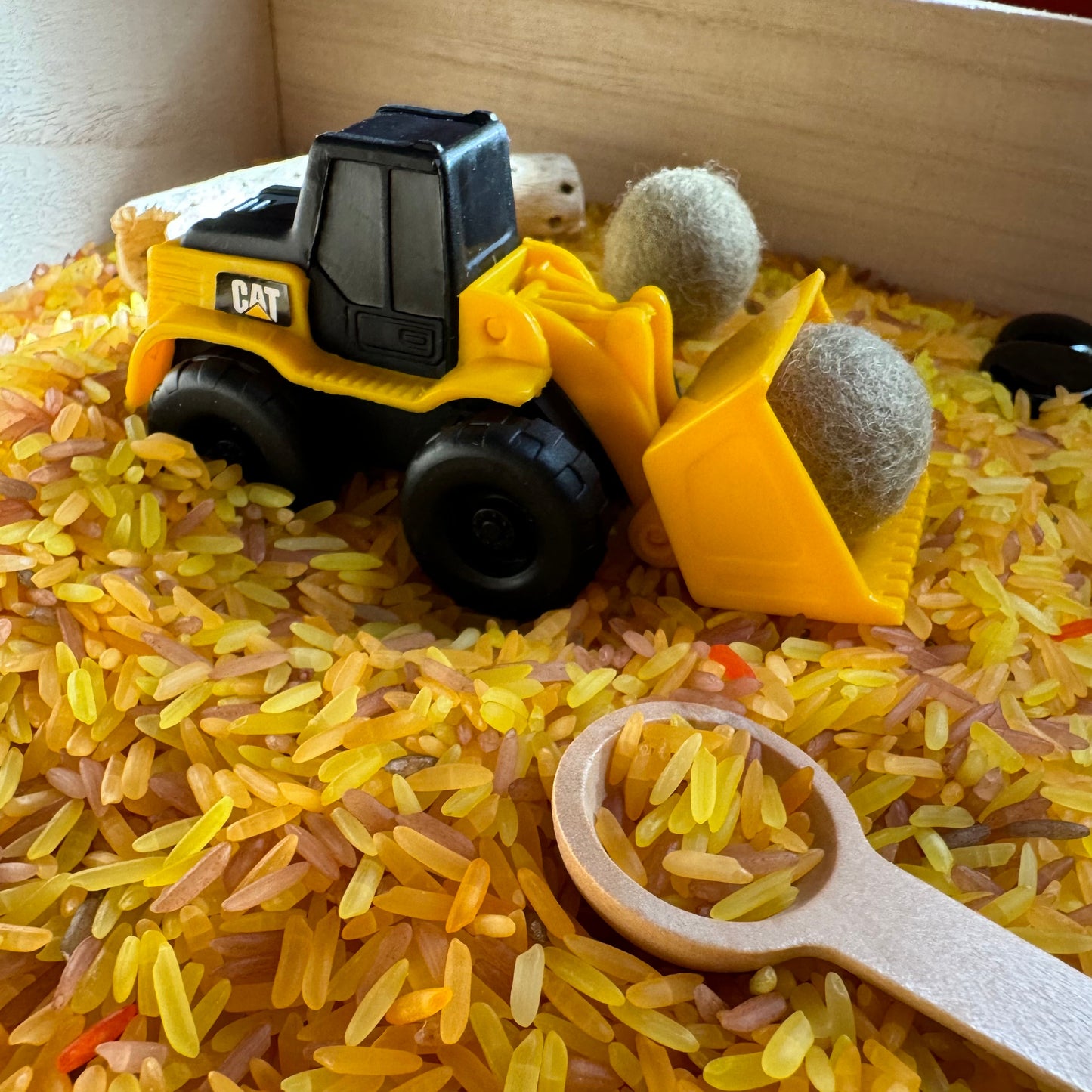Mini bouwset met speelbak + deksel