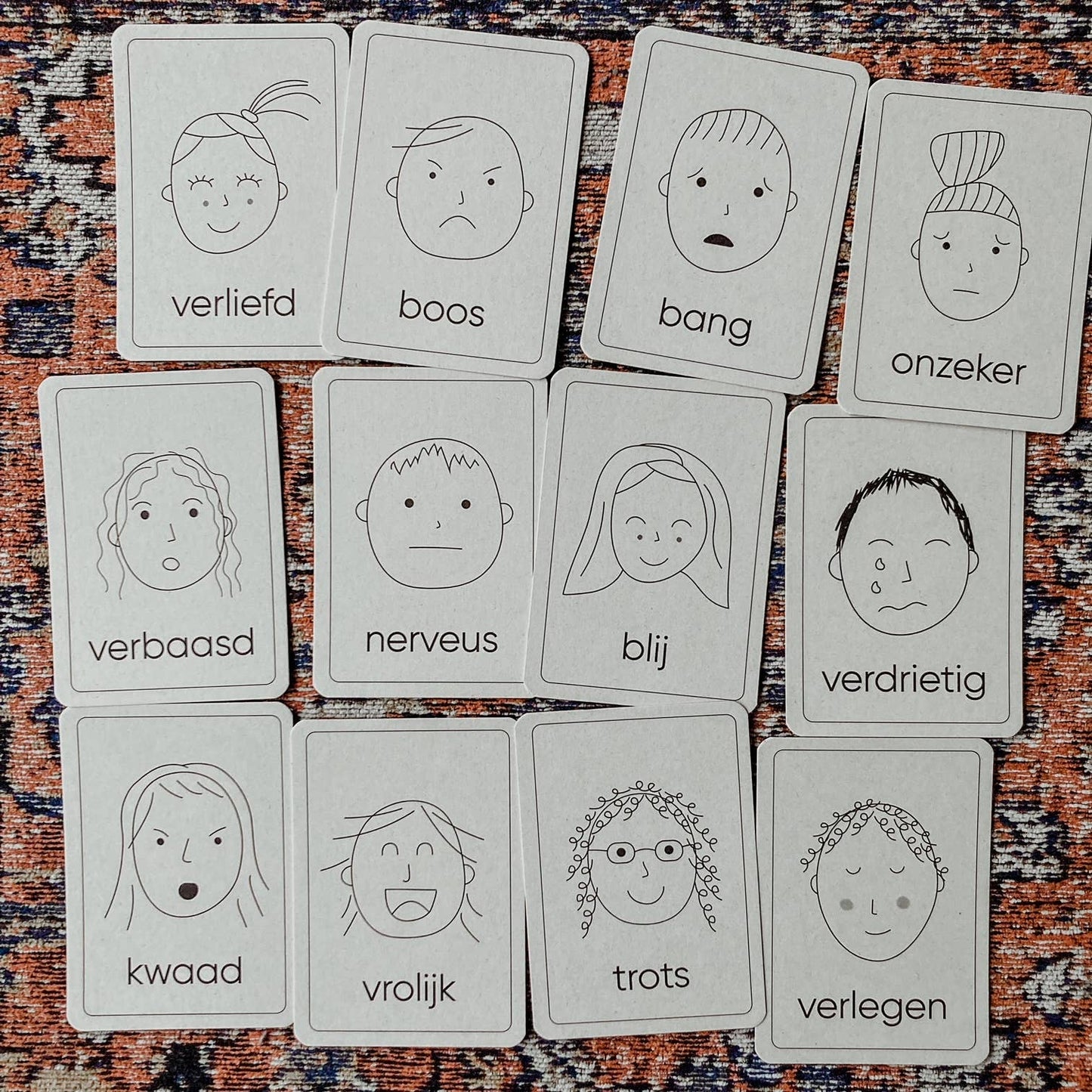 Emotie flashcards - Montessori speelgoed