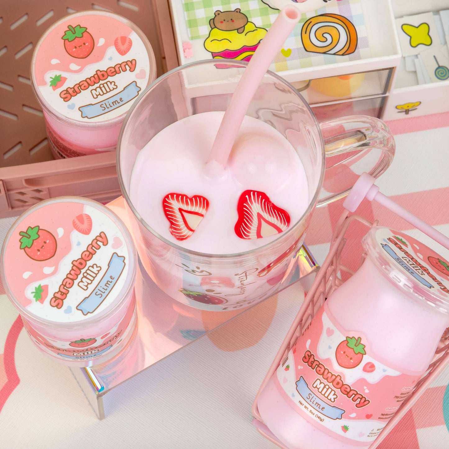 Strawberry Milk Glossy Slijm