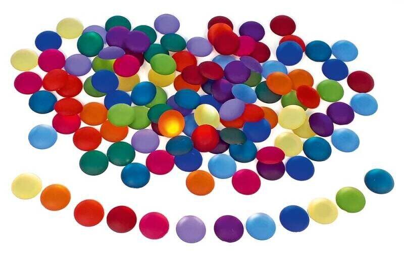 Bauspiel Glinsterstenen Mat – 120 stuks