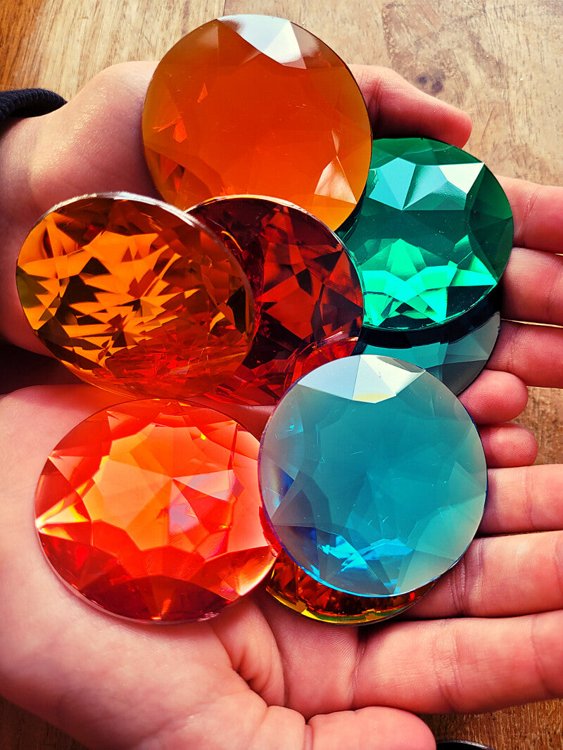 Bauspiel Grote Glitterstenen – 25 stuks