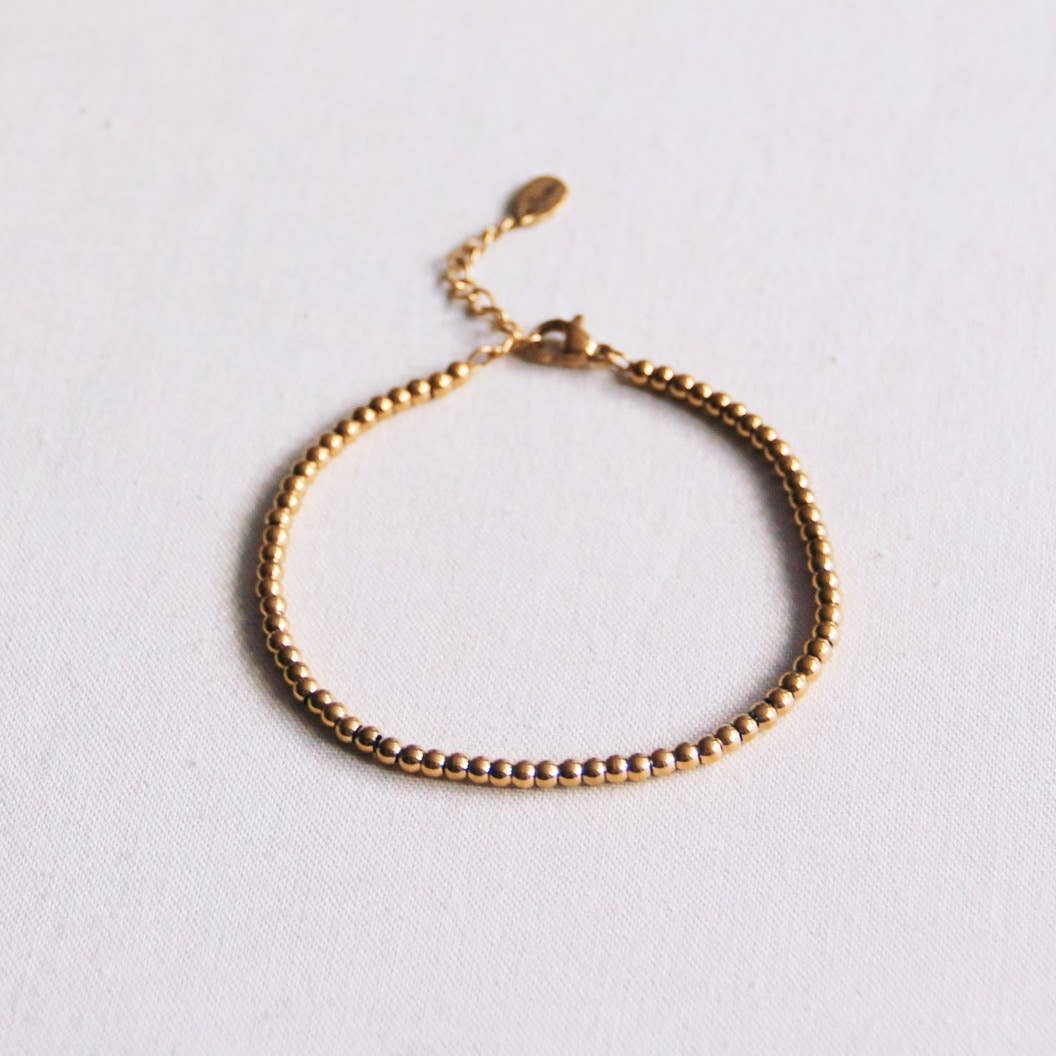 Stalen kralenarmband „Small” - goud