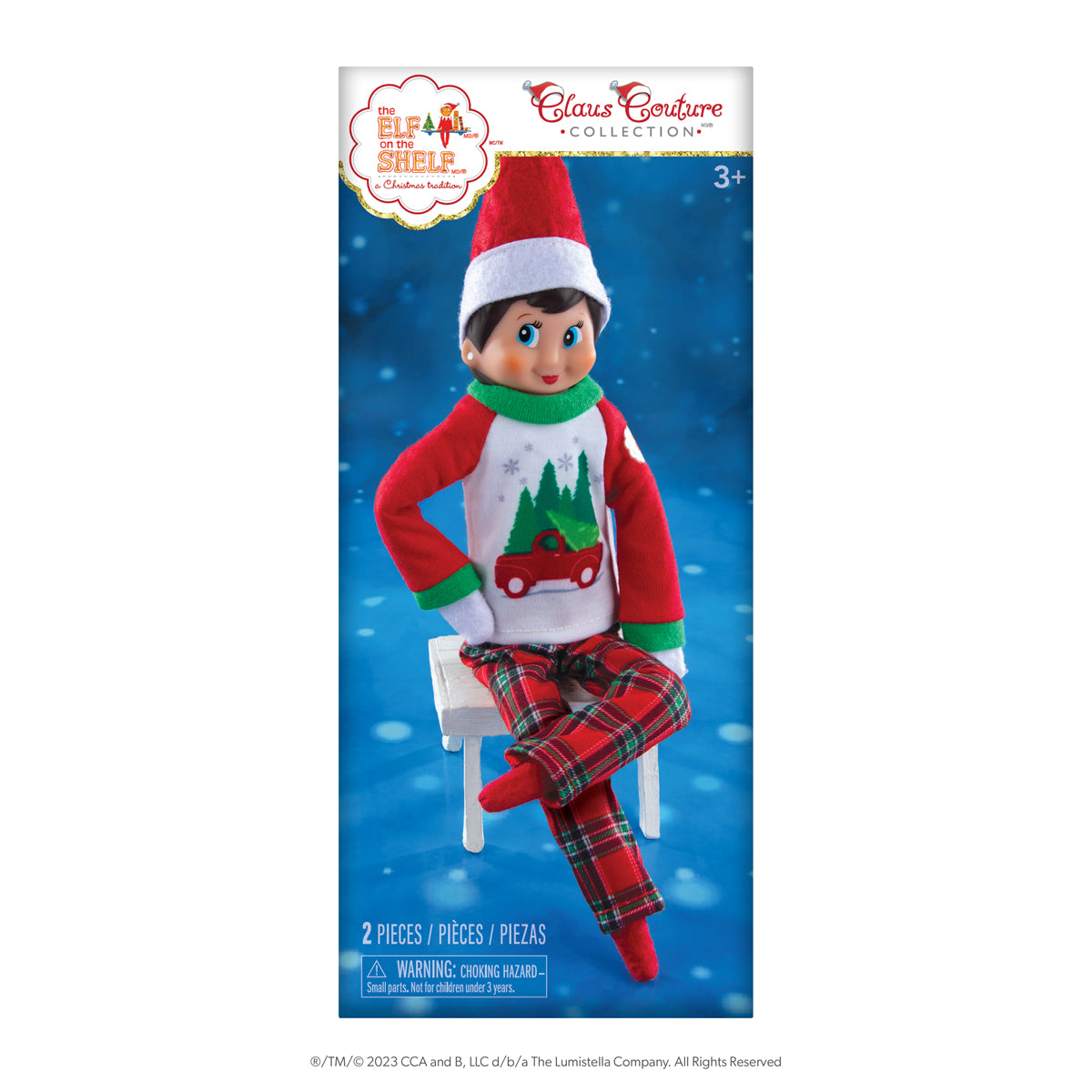 THE ELF ON THE SHELF - BOMEN EN BOERDERIJ PYJAMA
