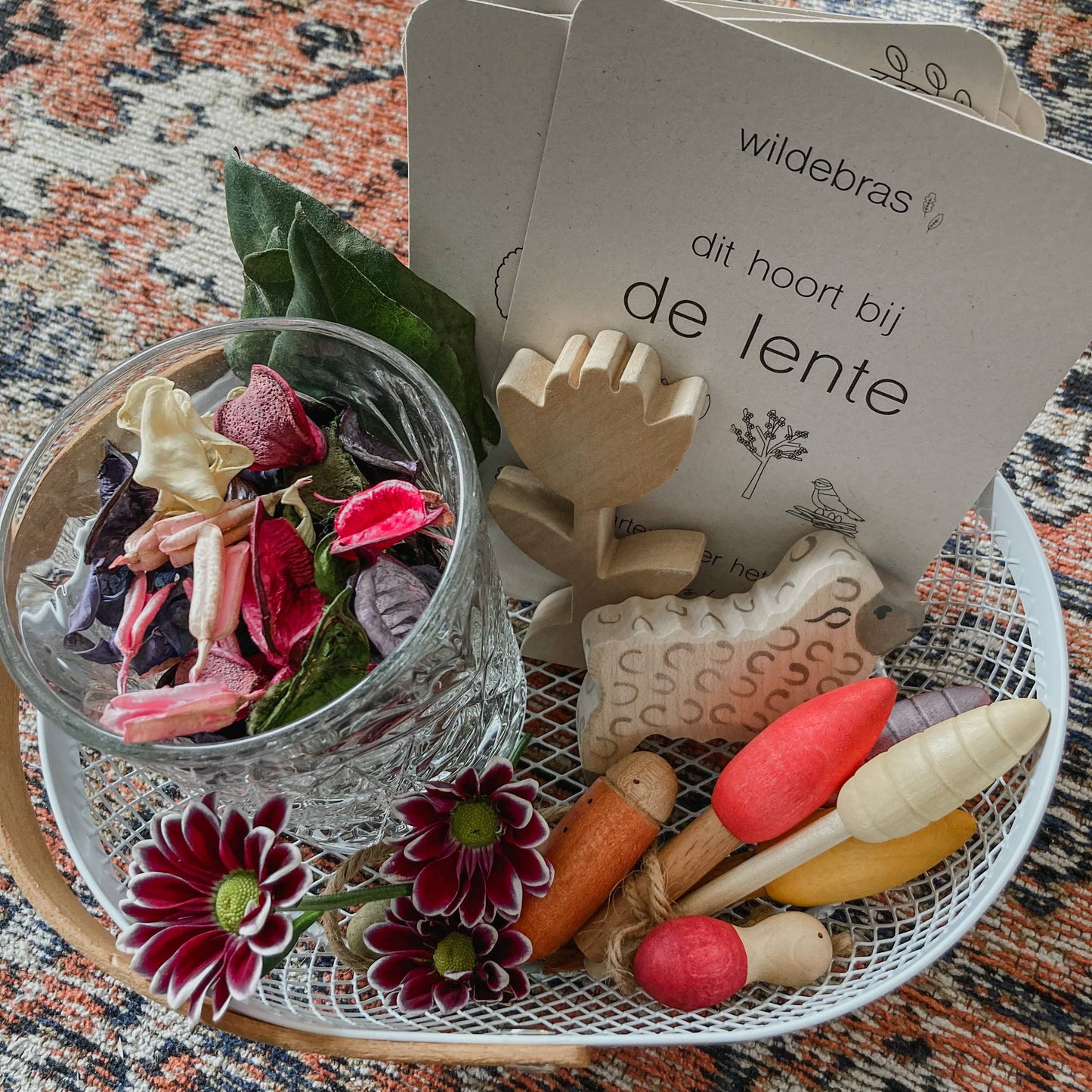 Lente flashcards - Educatief speelgoed - seizoenstafel