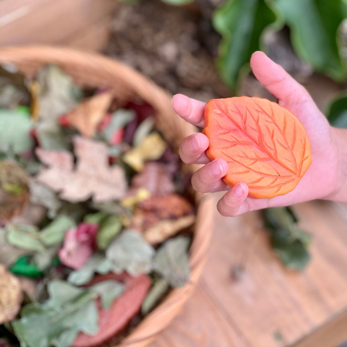 Sensorische Speelstenen | Herfstblaadjes