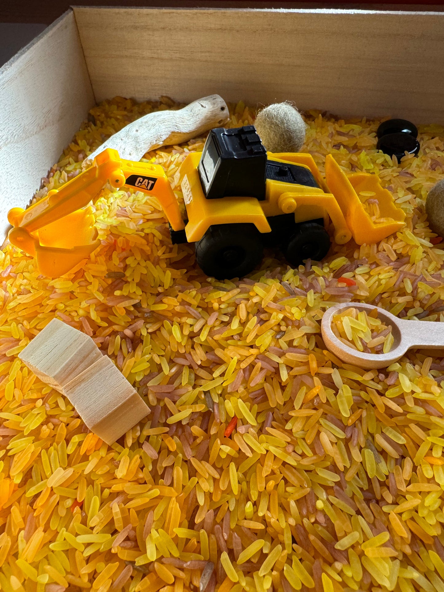 Mini bouwset met speelbak + deksel