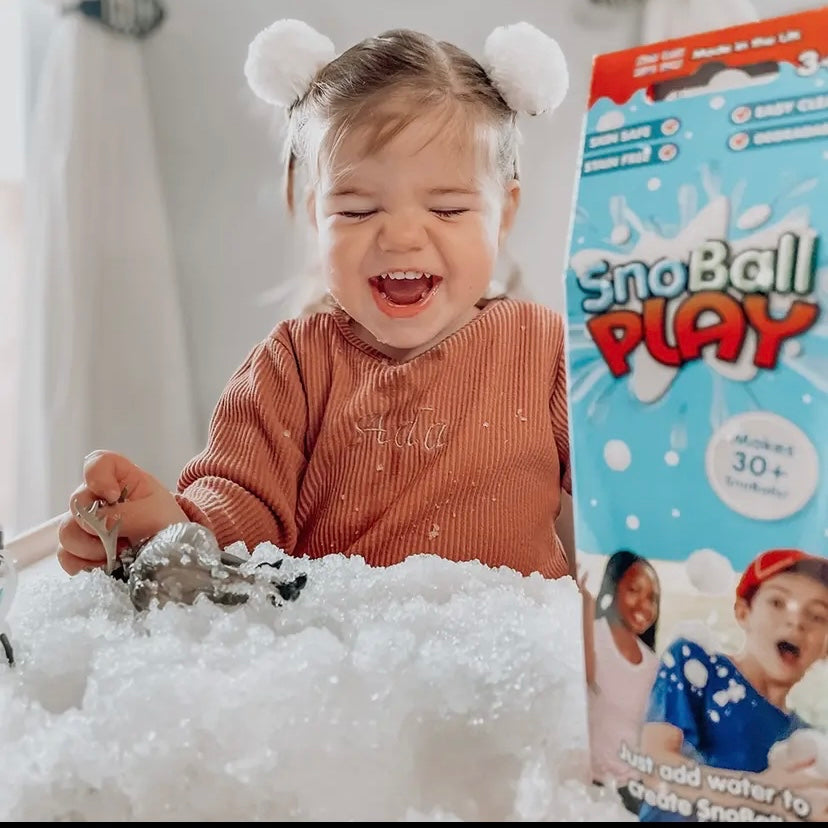 Speelsneeuw - biologisch afbreekbaar - 30 sneeuwballen