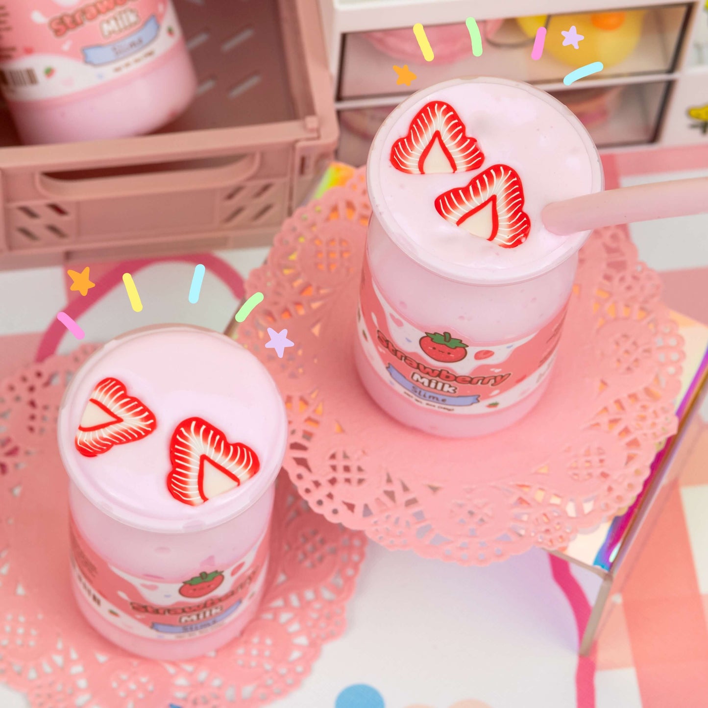 Strawberry Milk Glossy Slijm