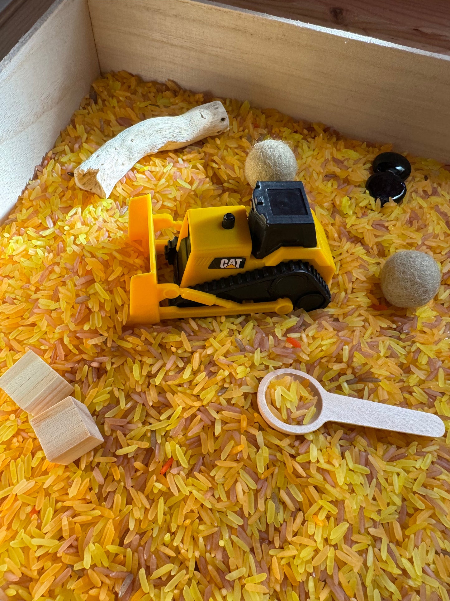 Mini bouwset met speelbak + deksel