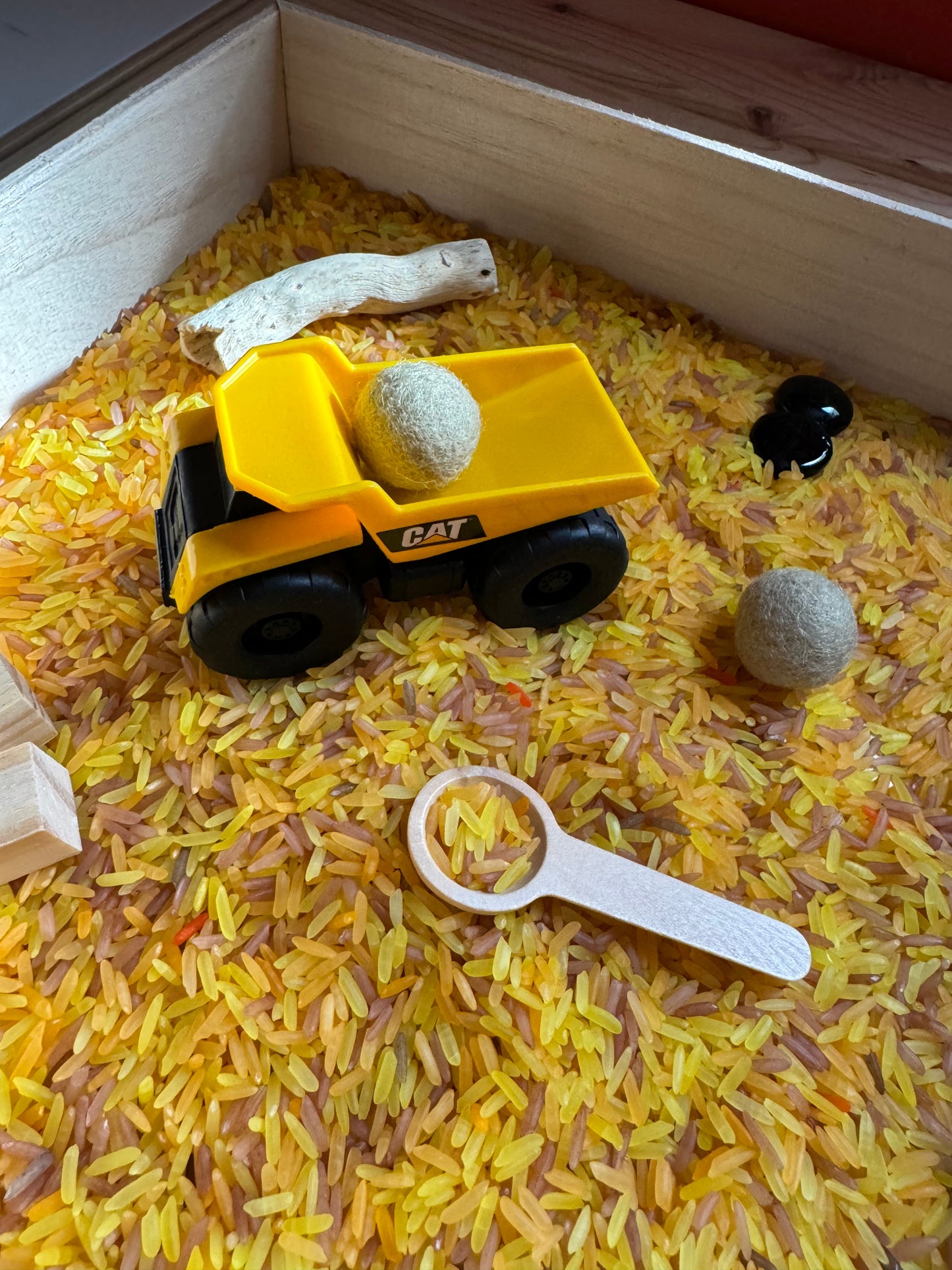 Mini bouwset met speelbak + deksel