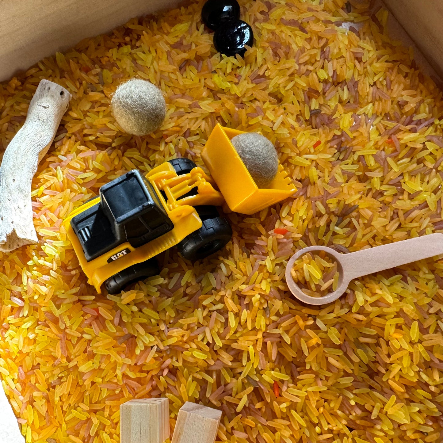 Mini bouwset met speelbak + deksel
