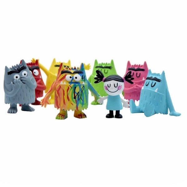 Kleurenmonster poppetjes