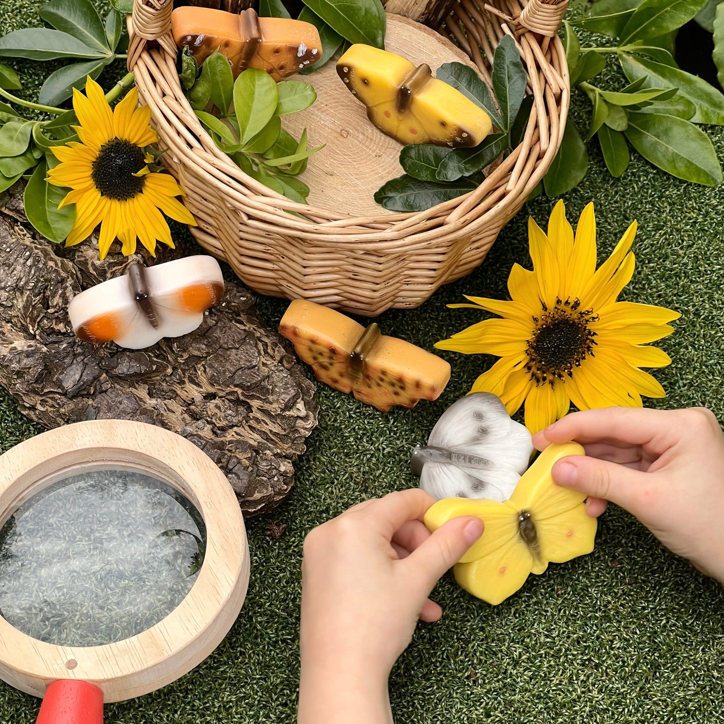 Sensory Play Stones | Butterflies