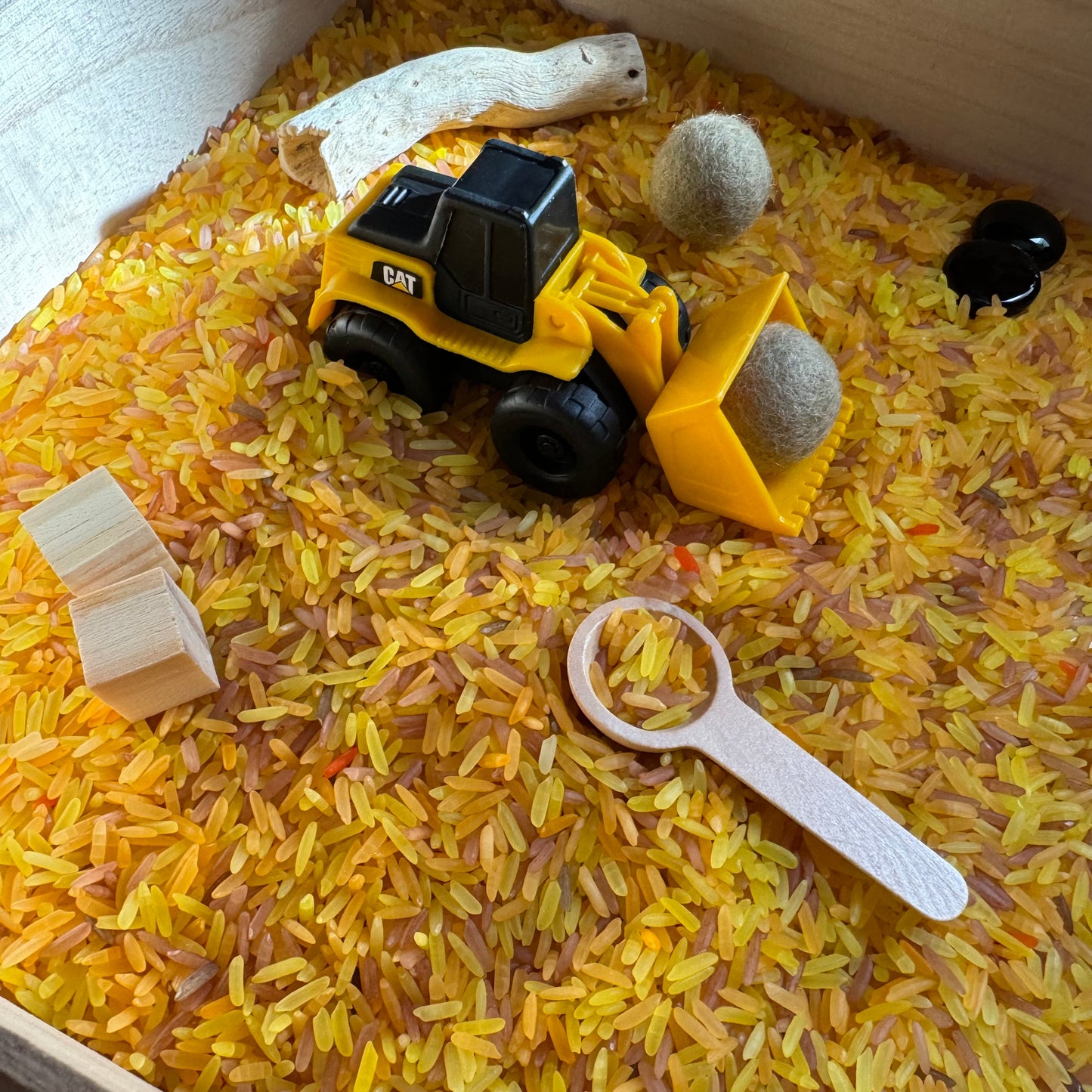 Mini bouwset met speelbak + deksel