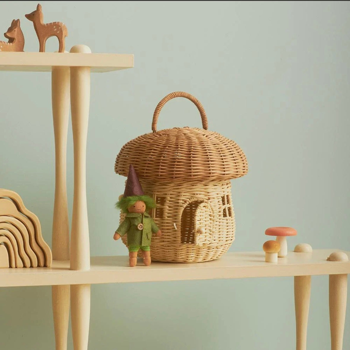 Rotan Paddenstoelen huisje