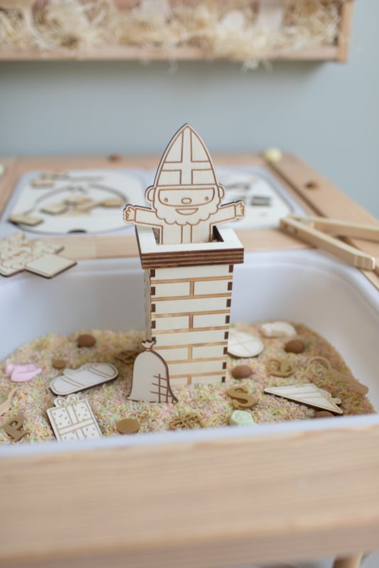 Schoorsteen Sint en Piet
