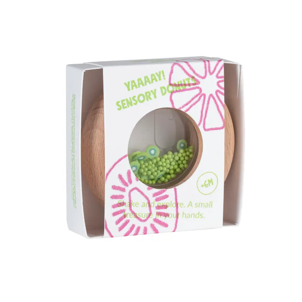 Petit Boum - Sensorische Donut - Kiwi's
