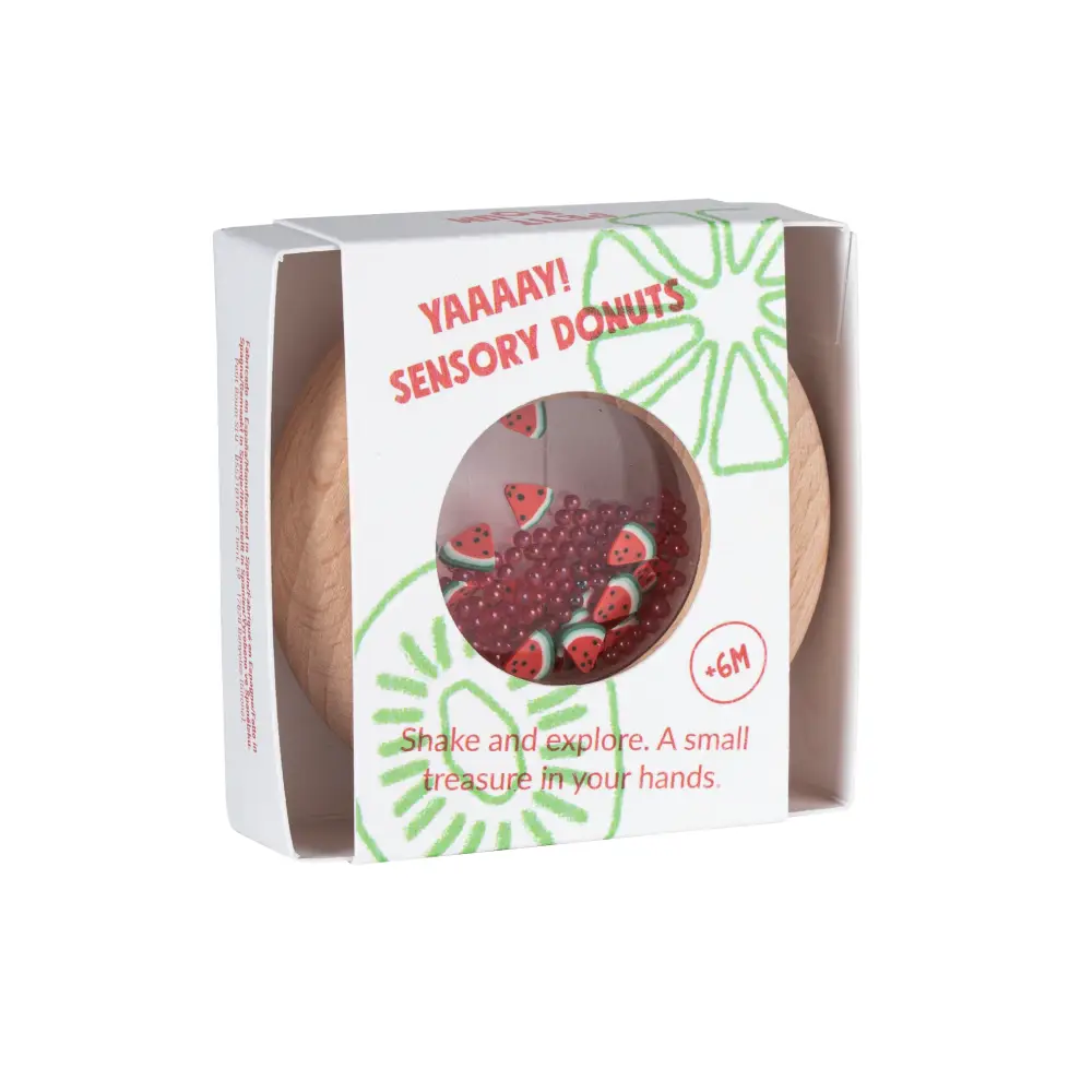 Petit Boum - Sensorische Donut - Watermeloen