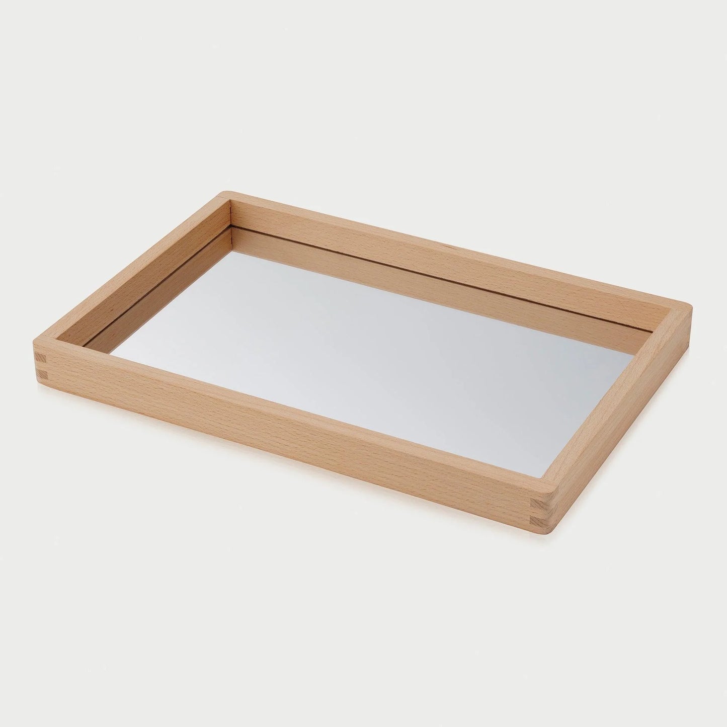 Klein houten Spiegelbakje