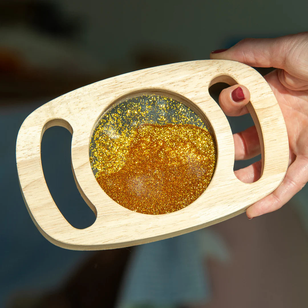 Tickit glitter paneel goud