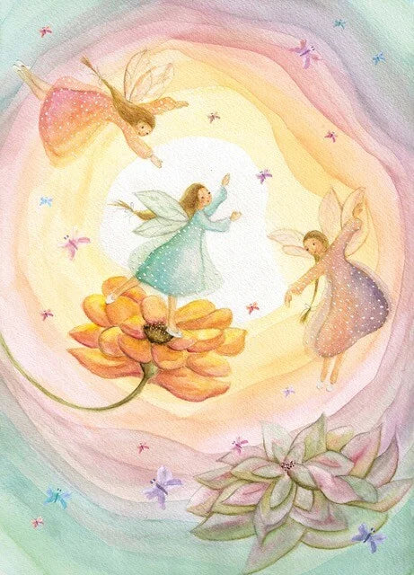 Butterfly Fairies | Bijdehansje ansichtkaart