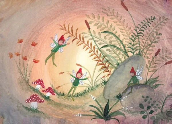 Gnome Fairies | Bijdehansje ansichtkaart