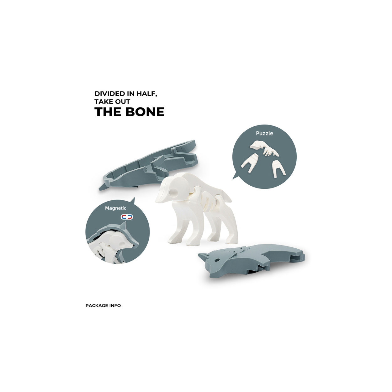 Halftoys – Forest – Wolf