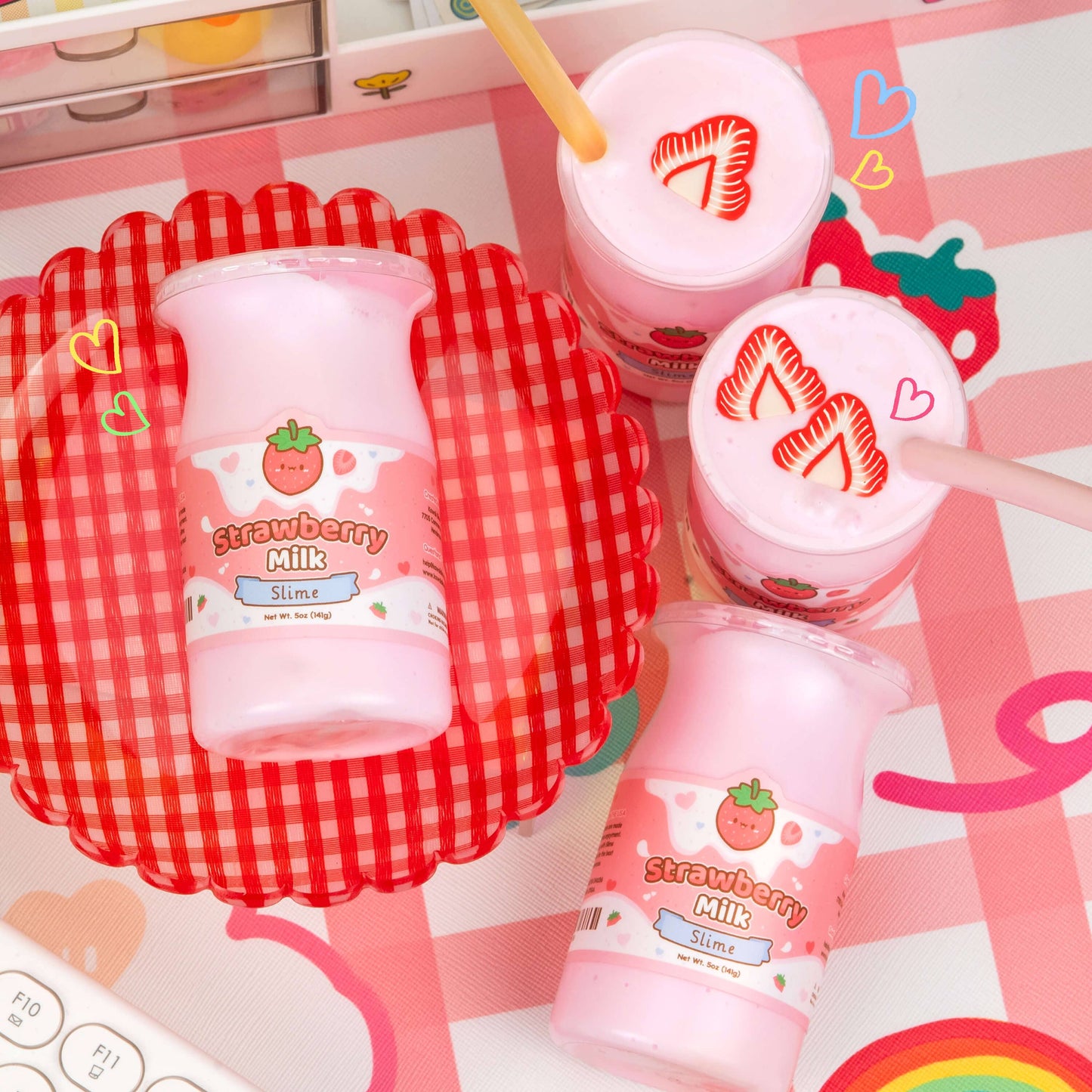 Strawberry Milk Glossy Slijm