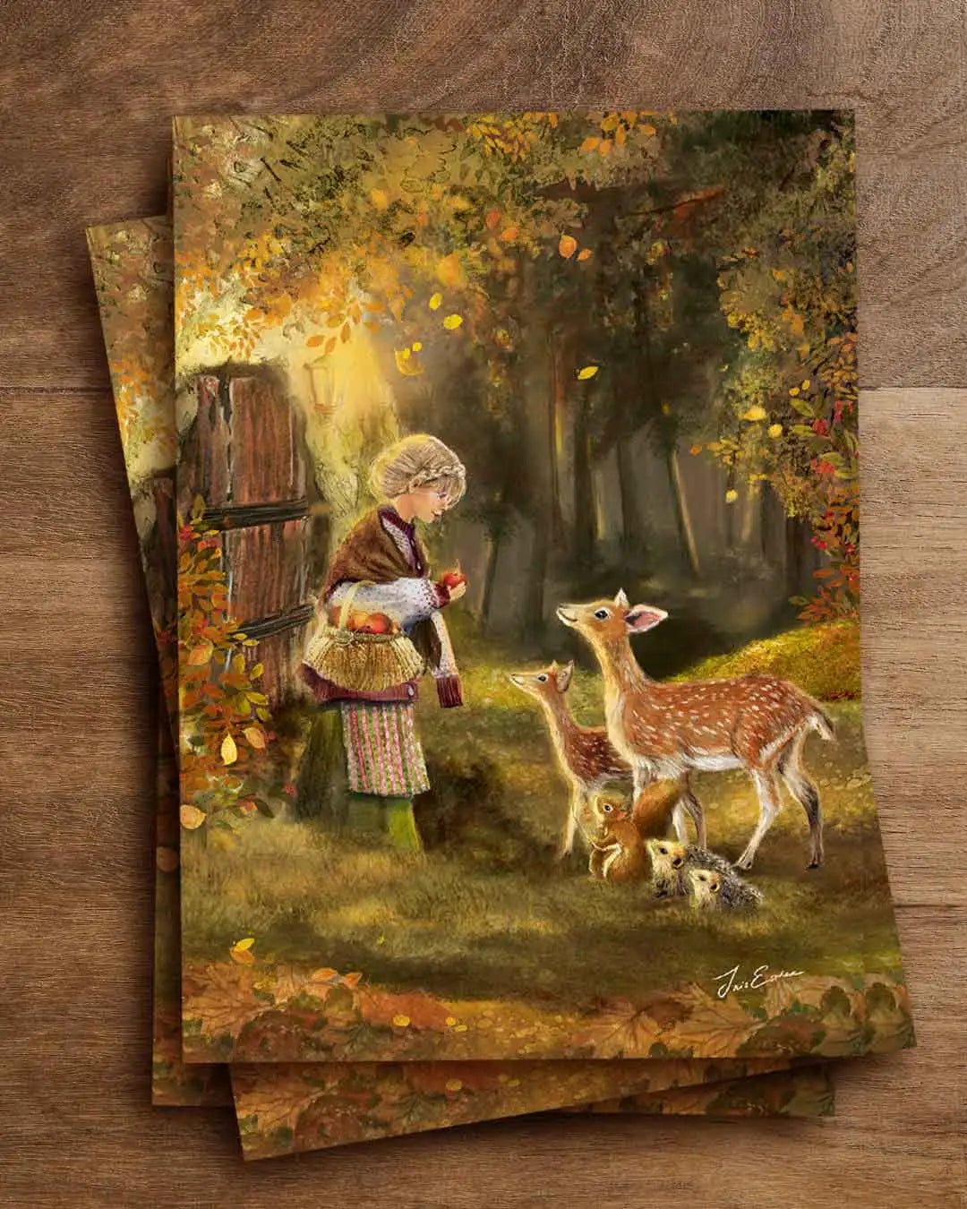 Deer Delights | Iris Esther - Ansichtkaart