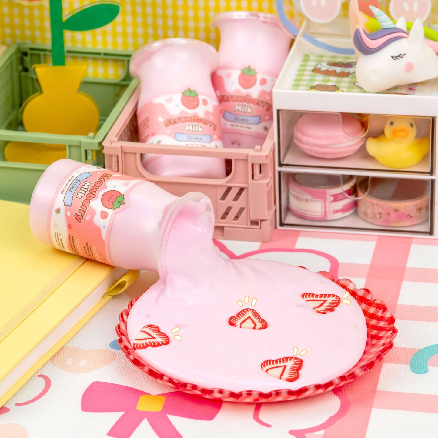Strawberry Milk Glossy Slijm