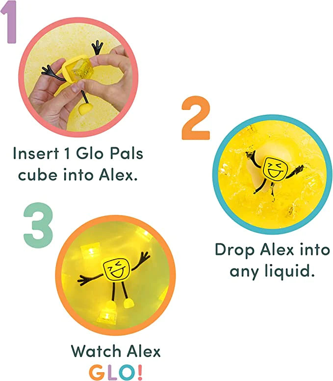 Glo pals - Alex + 2 lichtjes