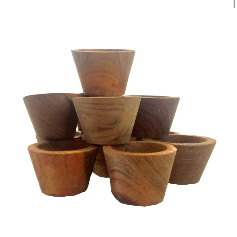 Houten mini bakje