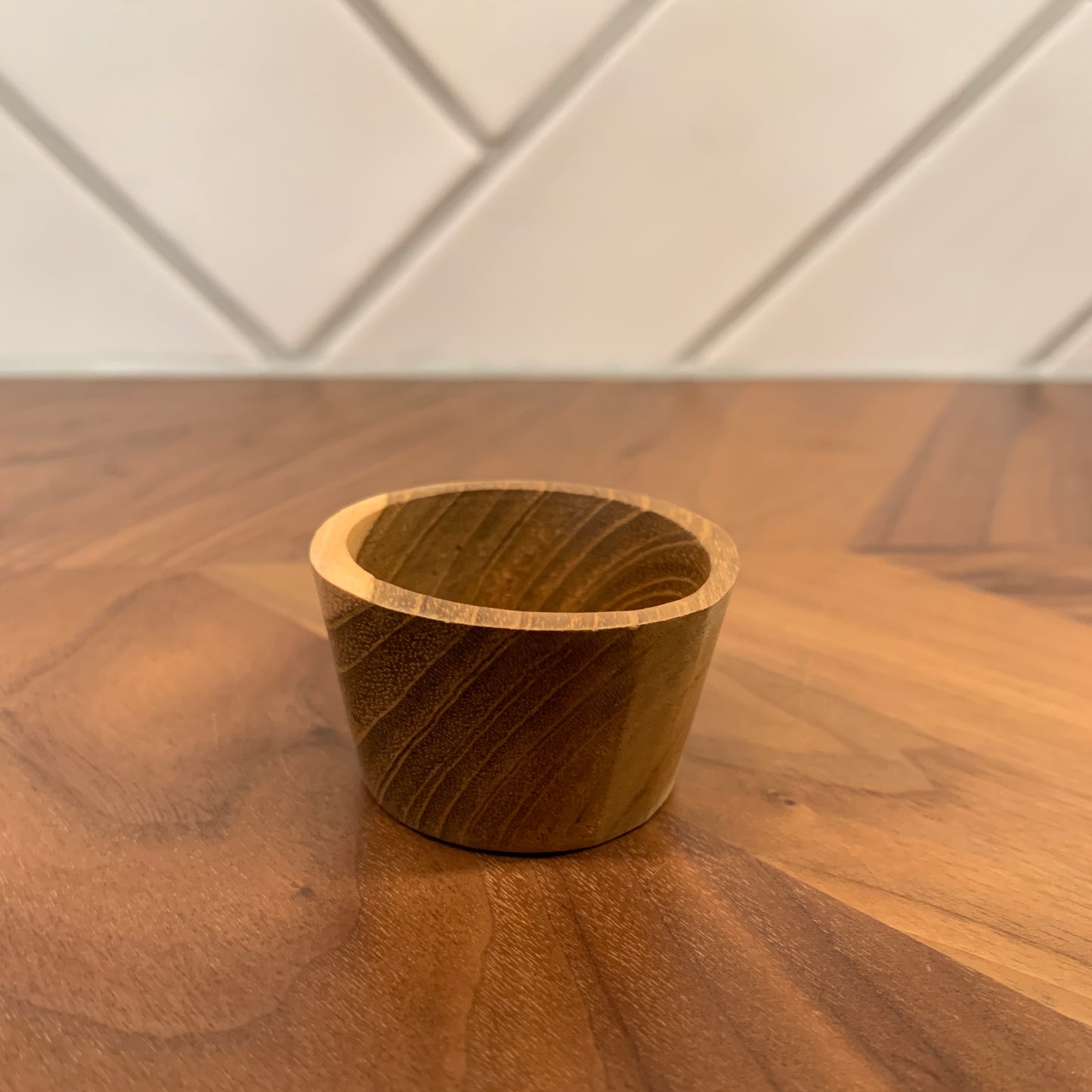 Houten mini bakje