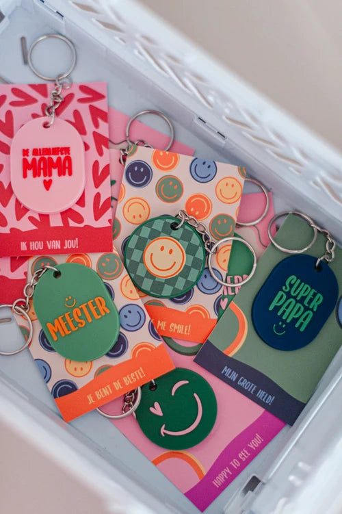 Sleutelhanger - Smiley