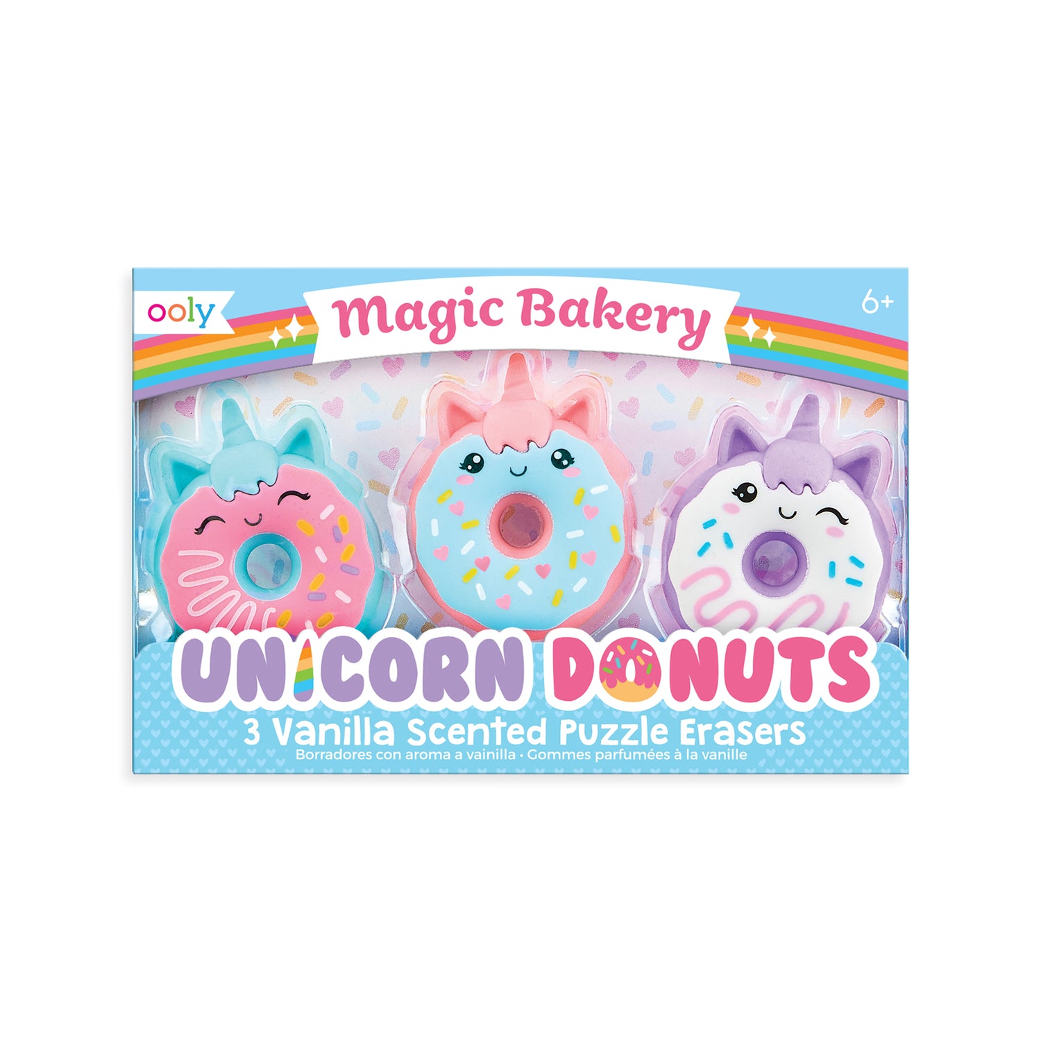 Magic Bakery Eenhoorn Donut Gumset – Vanillegeur & Speelplezier in Één!