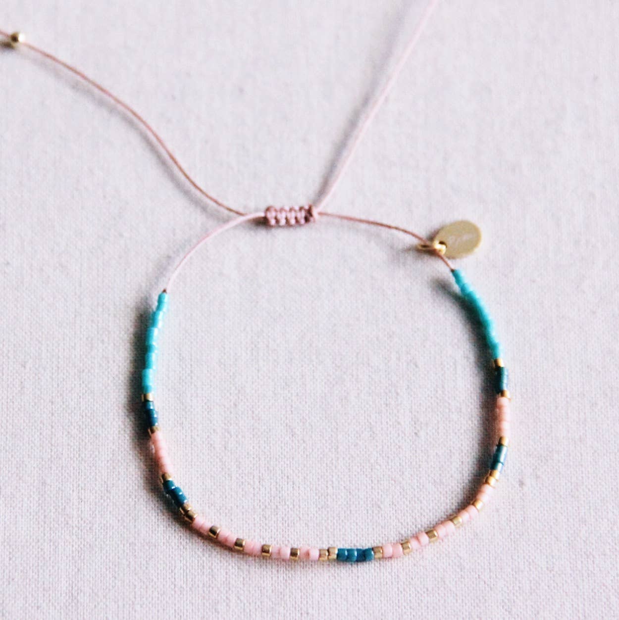 Miyuki armband mint/smaragd/nude