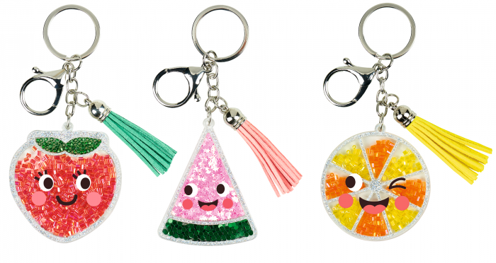 Vrolijke Zomerse Sleutelhanger