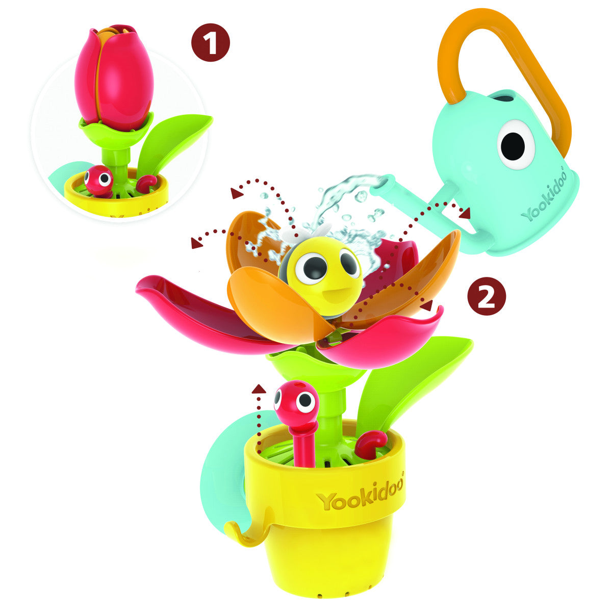 Peek-a-Bee Tub Flower - Yookido