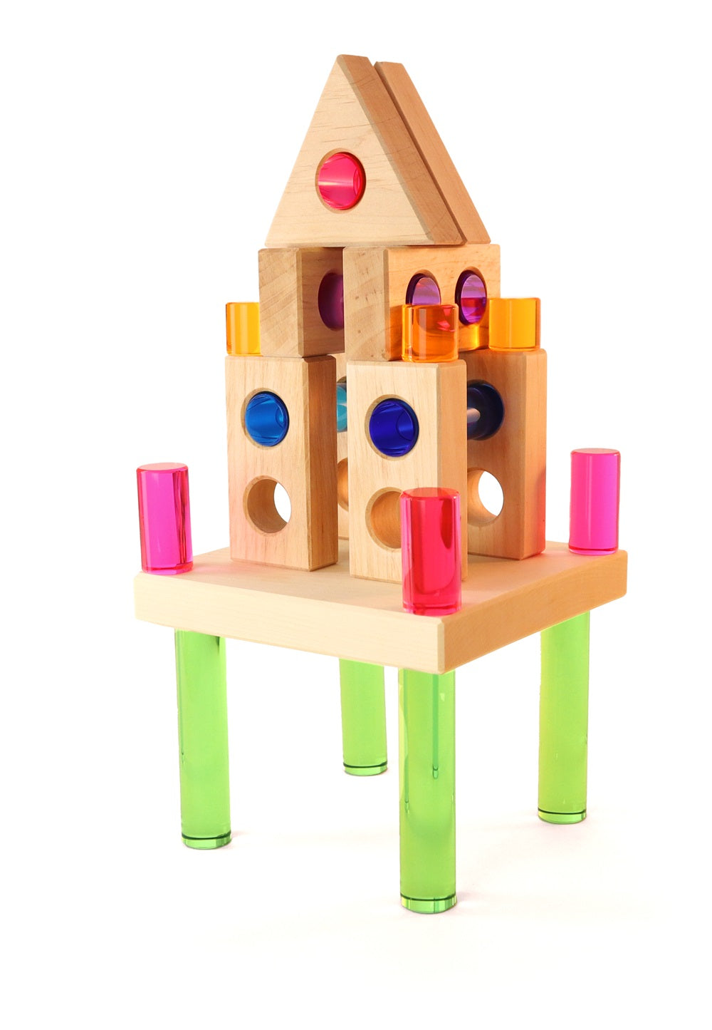 Bauspiel – Kijkgat Blokken | 20-Delig