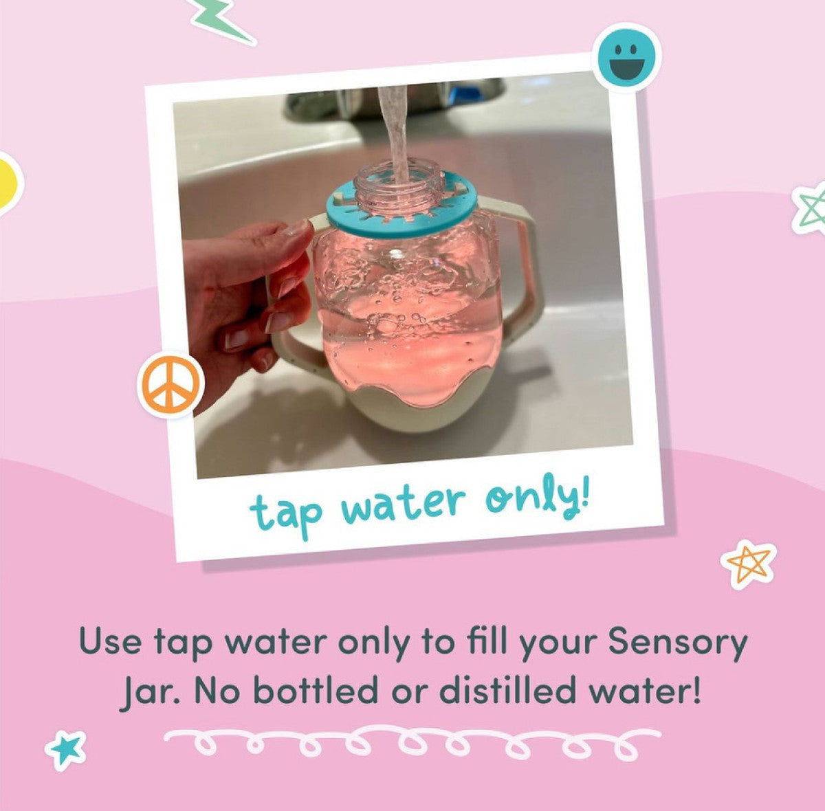 Sensory Play Jar - Bubblegum