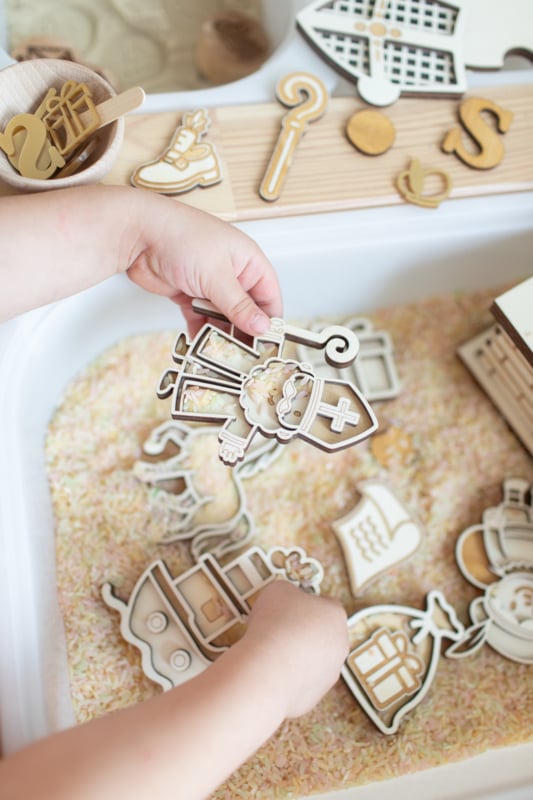 Speeltray miniset - Sint & Piet