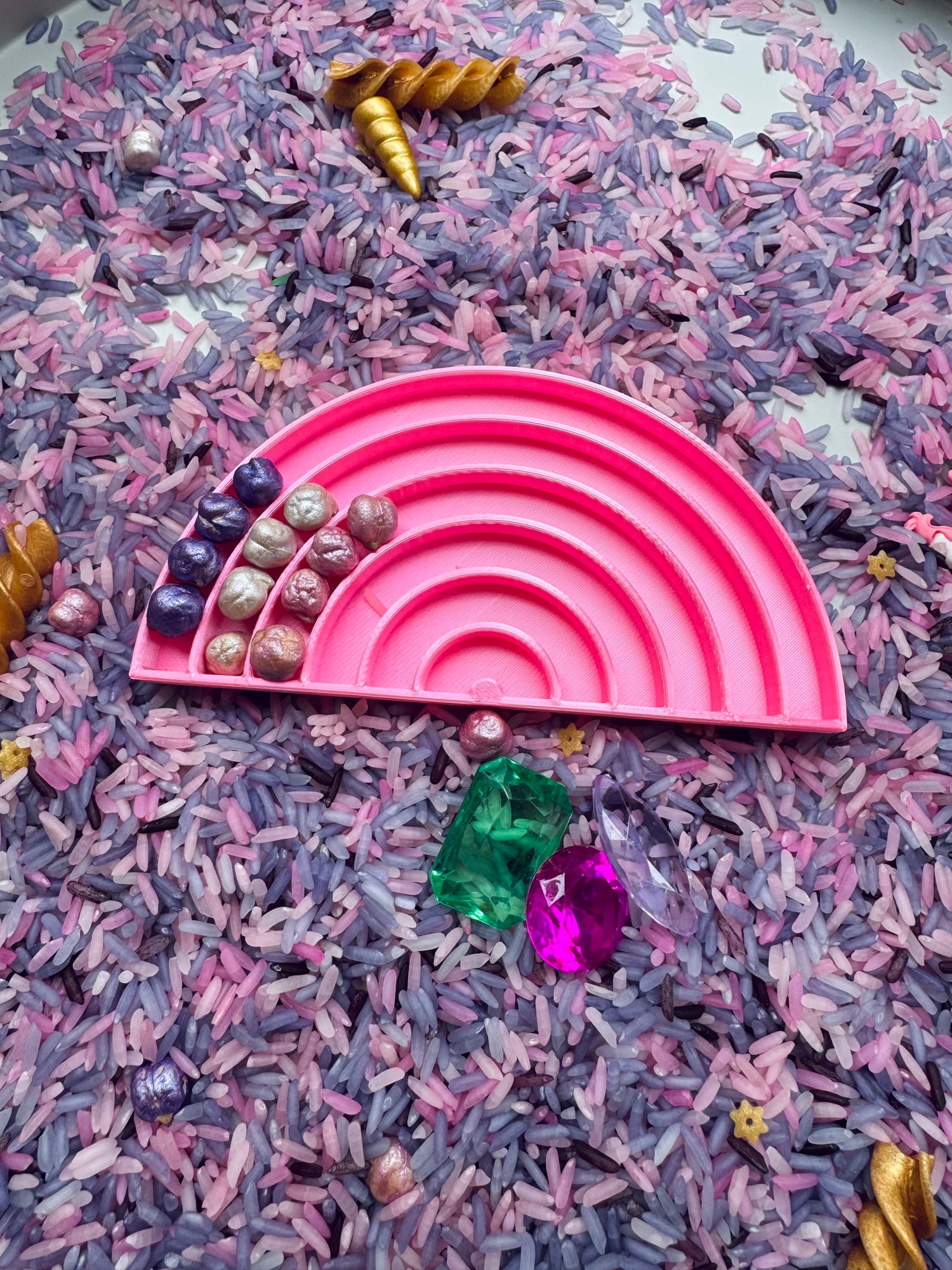 Kliederspel - Roze regenboog Vulvorm
