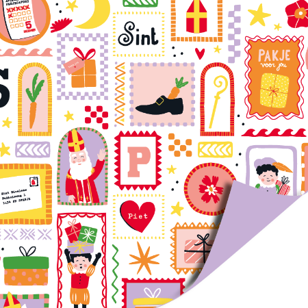 Sinterklaas inpakpapier