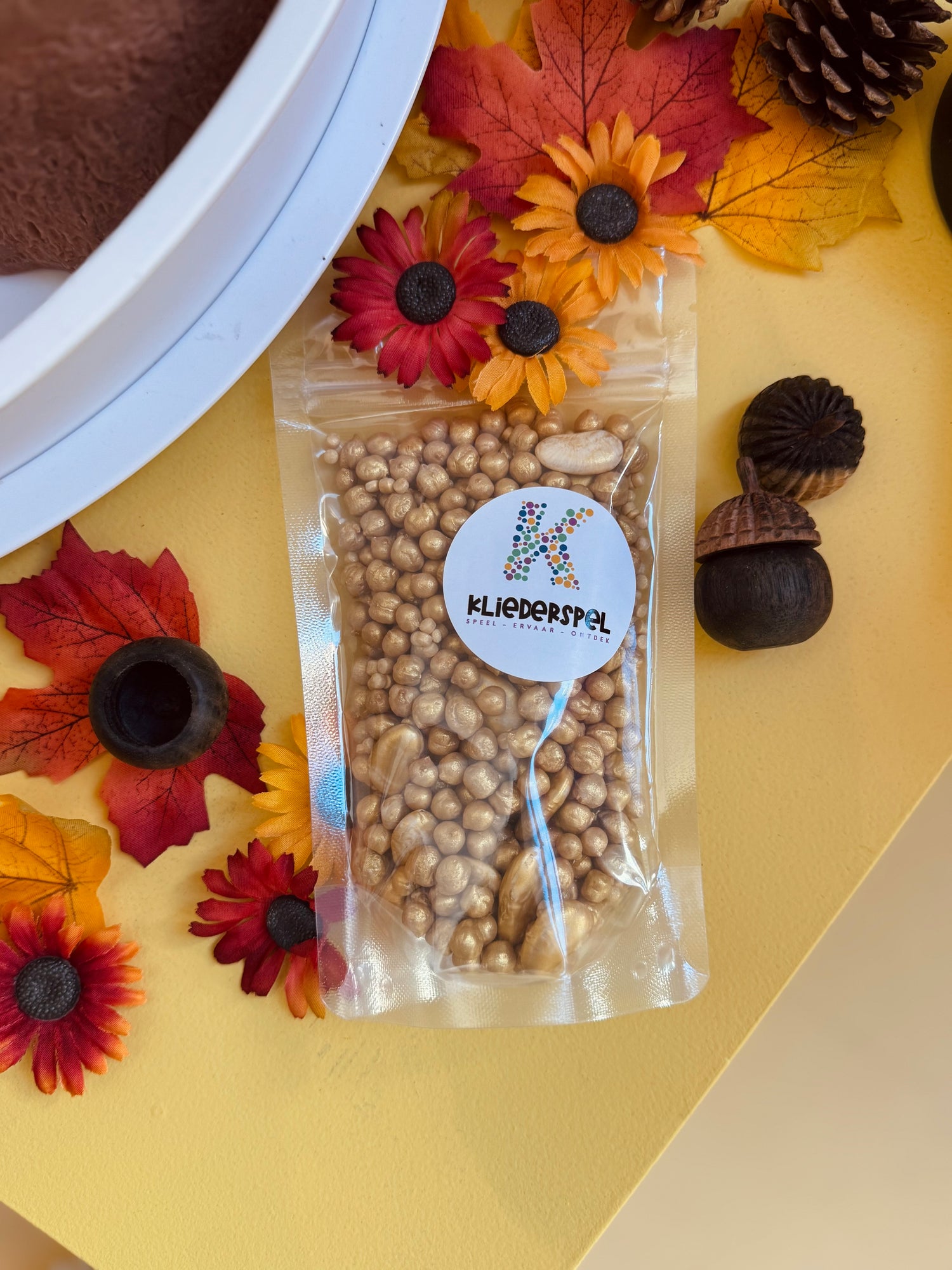 Gouden Sensorische Speel Mix – Open Einde Sensorisch Speelgoed