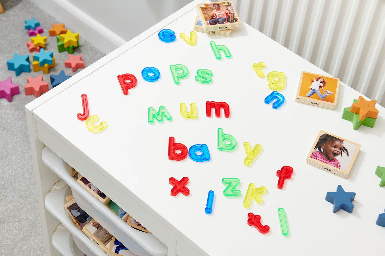 Tickit Doorschijnende Kleine Letters