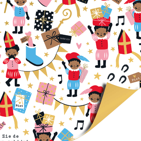 Sinterklaas inpakpapier