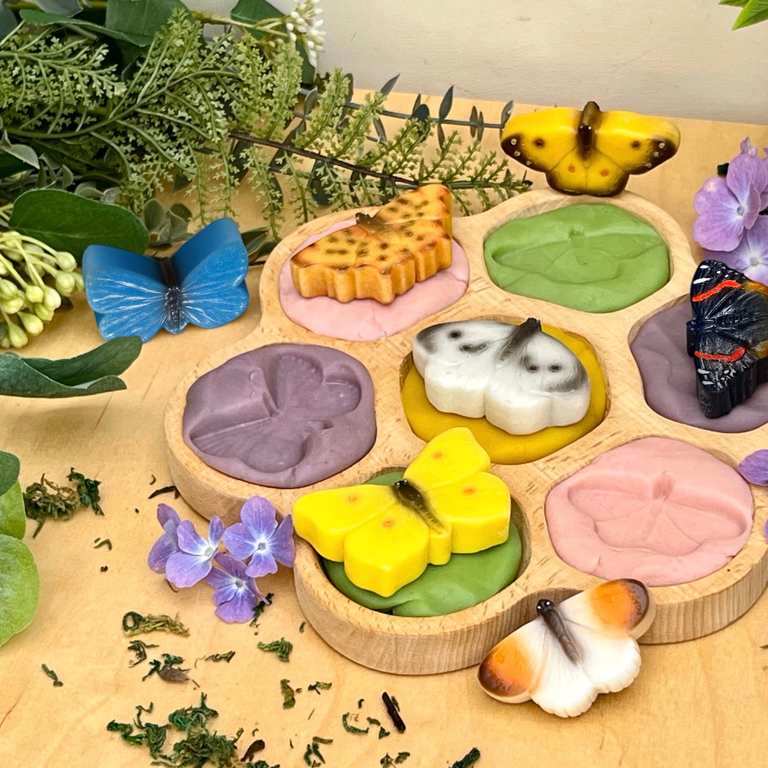 Sensory Play Stones | Butterflies