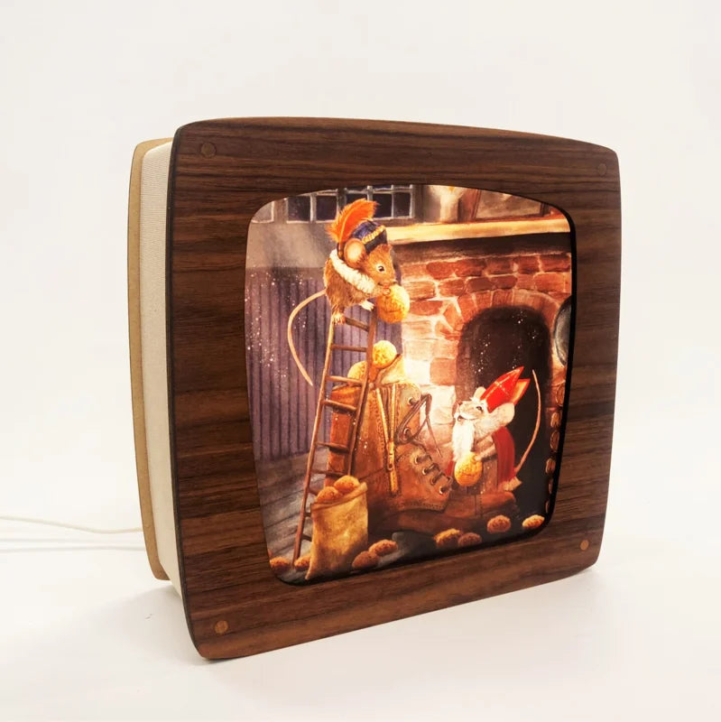 Seizoenenlamp Dimbaar | Walnut