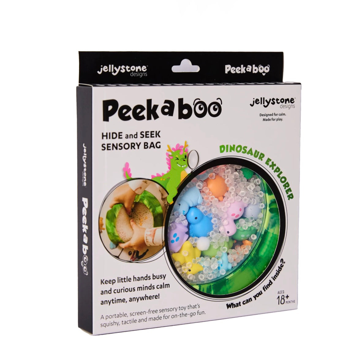 Peekaboo Sensory Bag - Dino’s