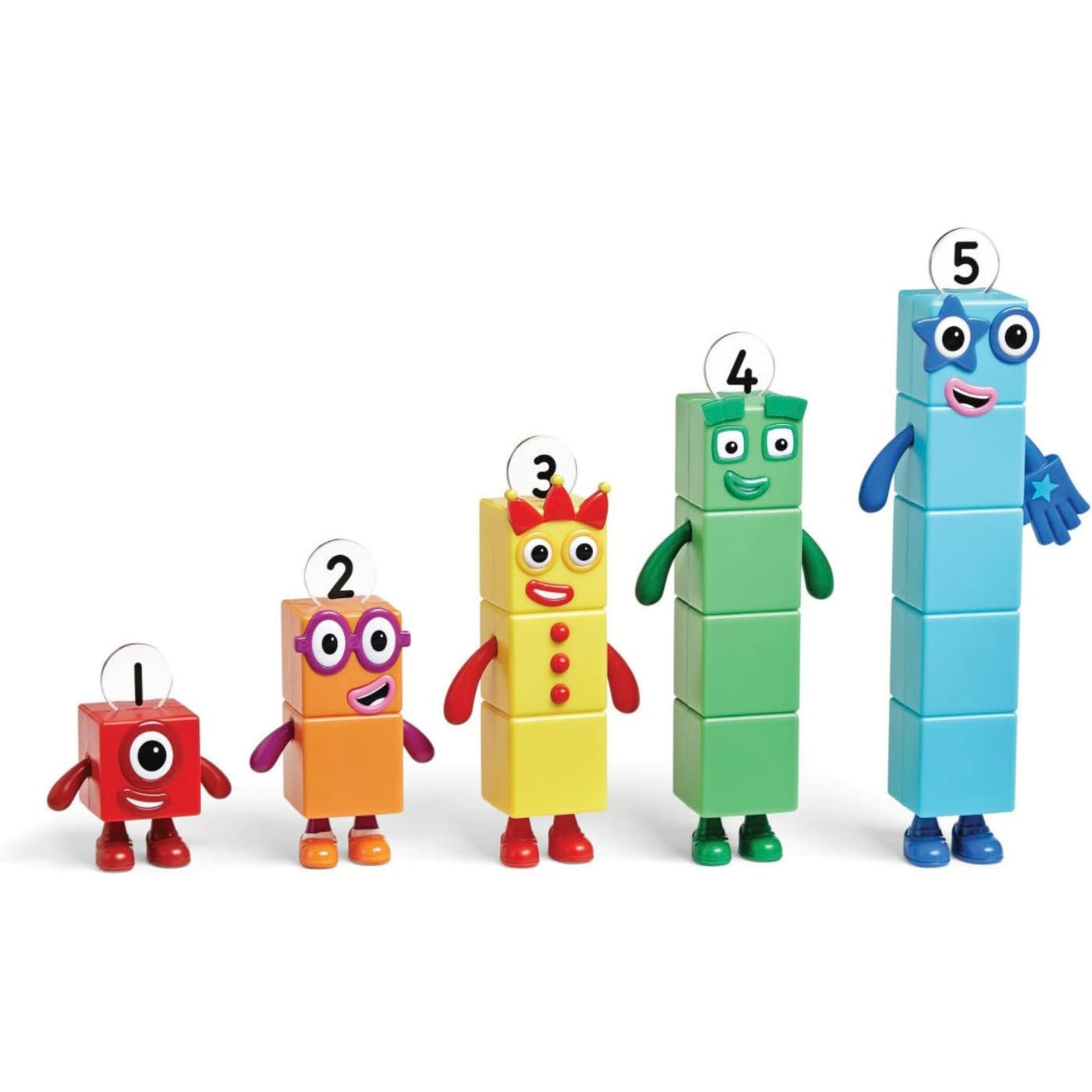 Numberblocks vriendjes 1 tot 5